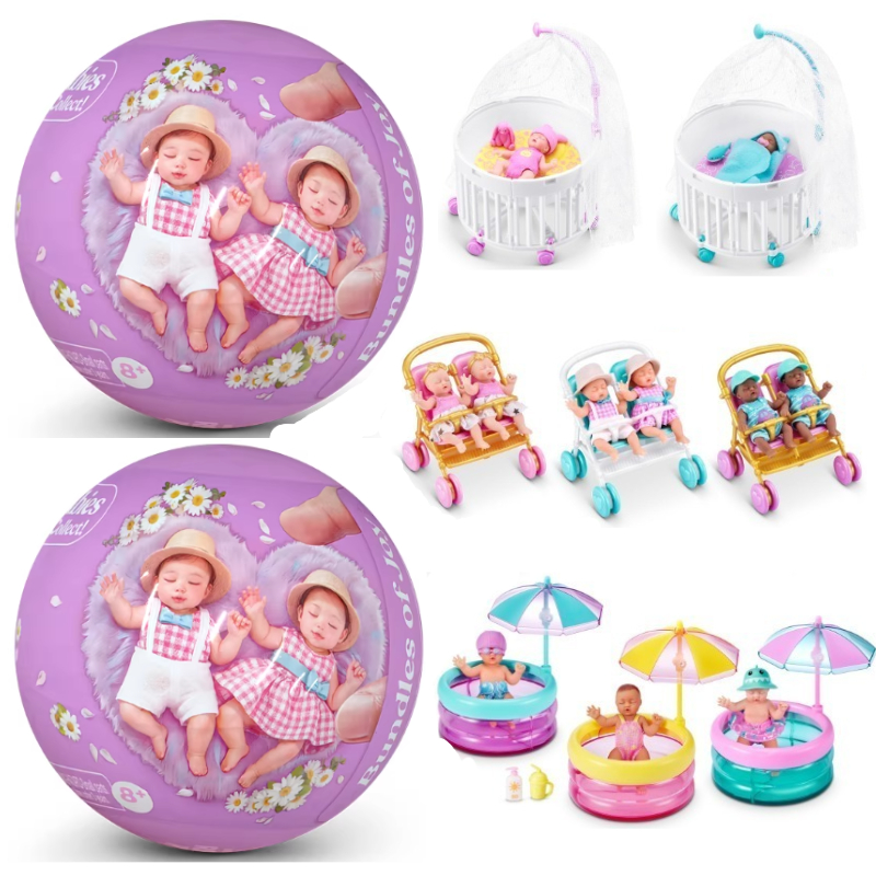 Baby Products Toys - Mini Zestaw Zaskakujących Piłeczek dla Niemowląt,