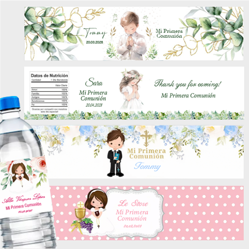 Zwitsal Baby Products - Etykieta na butelkę z wodą na